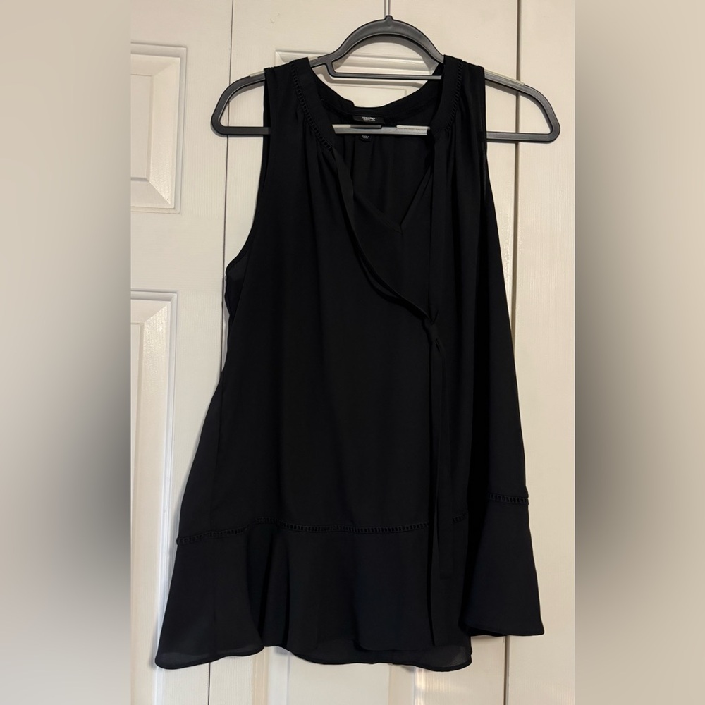 Massimo Black Sleeveless Tank Top
